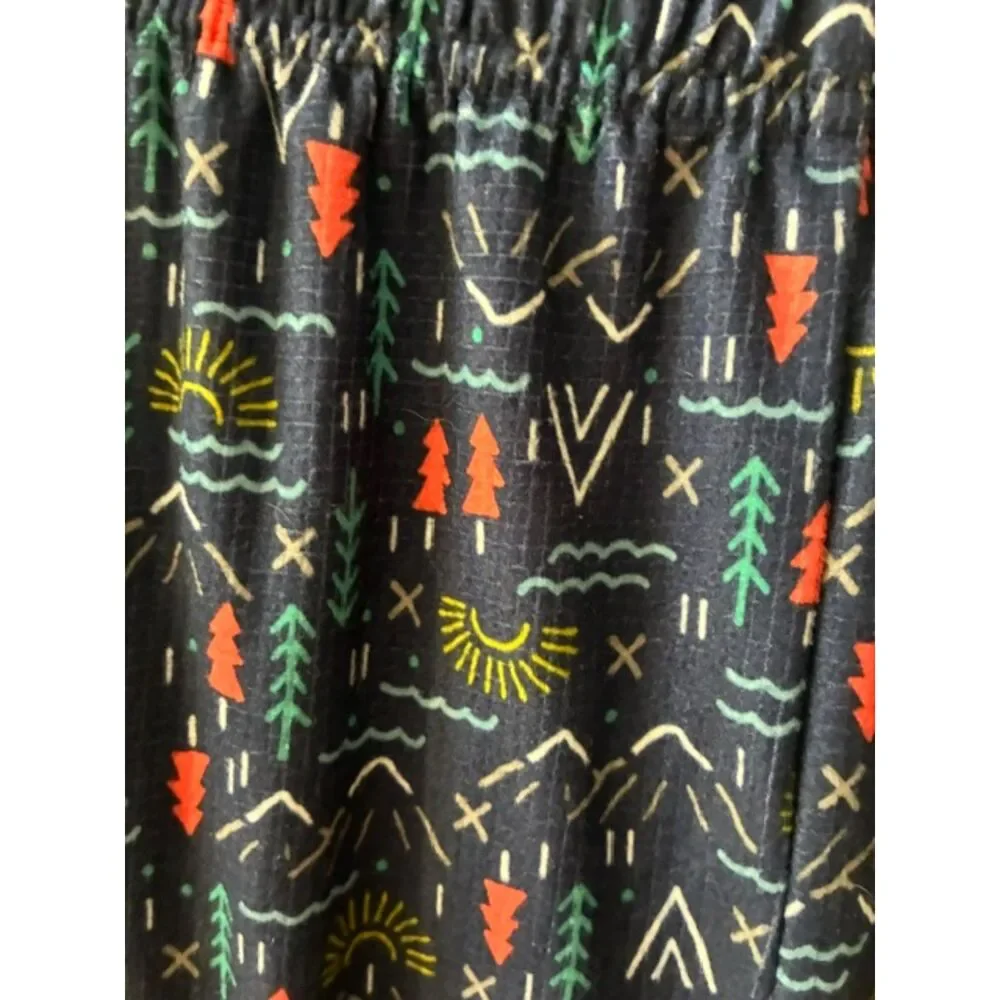 L.L.Bean Kids Pajama Set Large (14–16) Worn Once 2-Piece Outdoor Print
